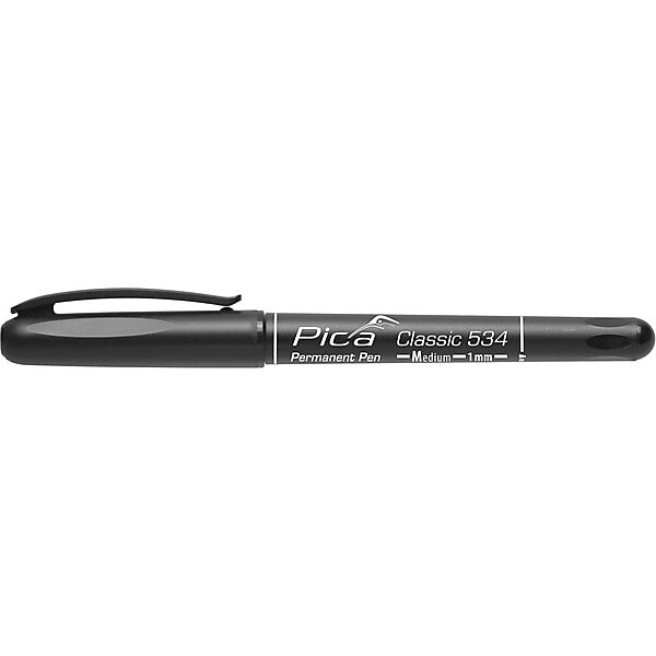 Pica Permanent Pen M, 1,0mm, schwarz 534/46